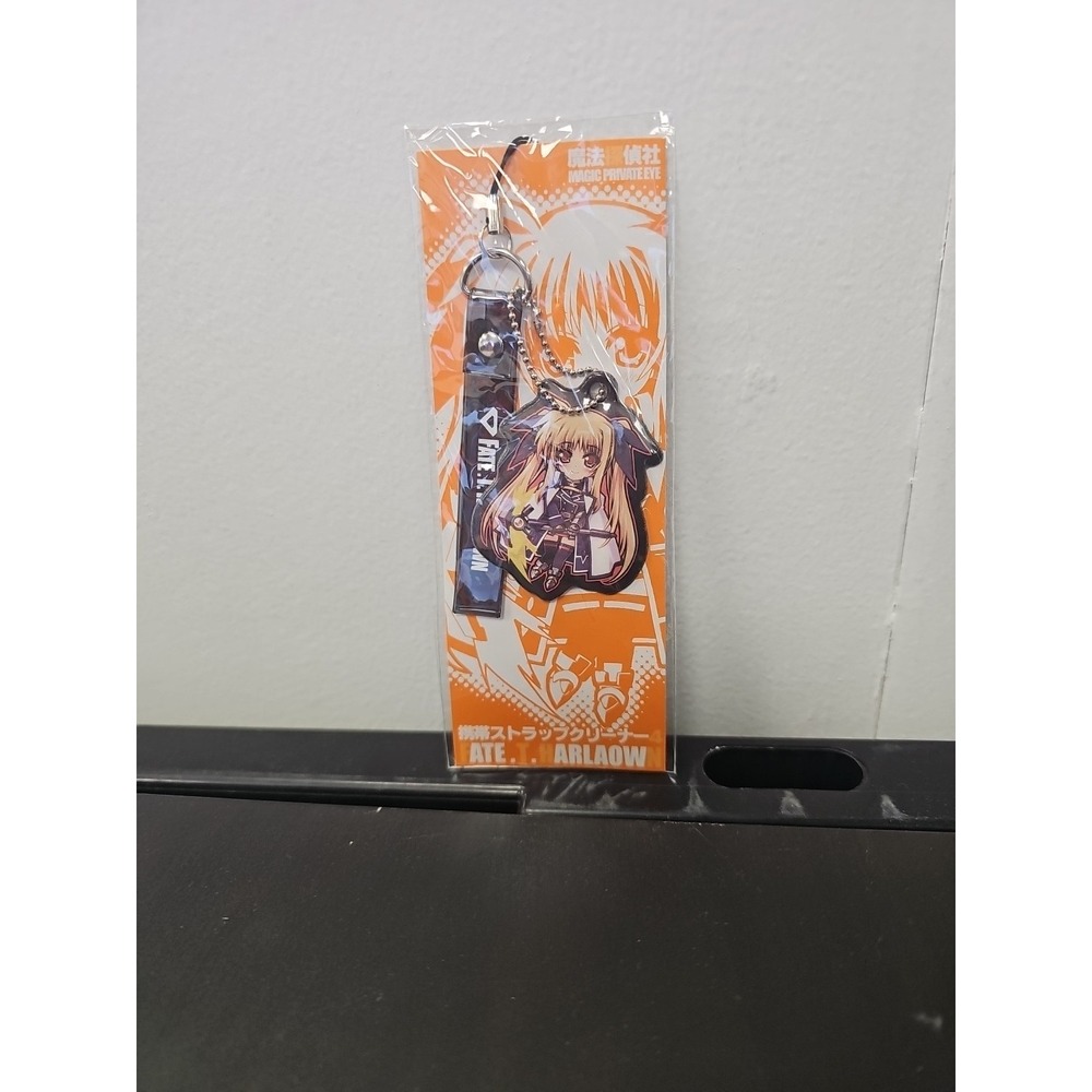 Magical Girl‎ Lyrical Nanoha FATE TESTAROSSA Harlaown keychain Phone Charm